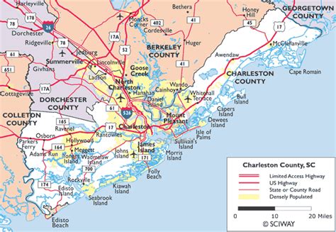 Charleston Places - Cities, Towns, Communities near Charleston, South Carolina