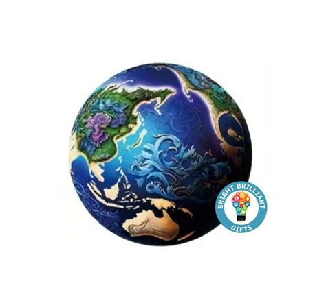 Planet Earth petite Wooden Jigsaw Puzzle, Uniquely-shaped Pieces, Mentallyvisually Stimulating ...