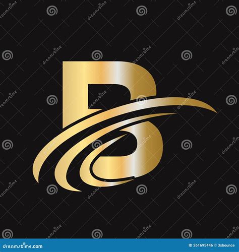 Initial B Letter Logo with Luxury Concept. Modern B Logo Design Based ...