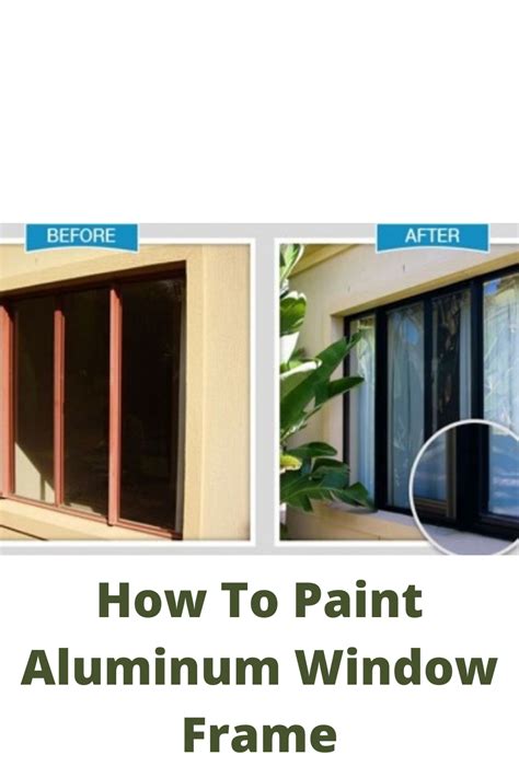 How To Paint Aluminum Window Frame | Diy exterior brick, Brick exterior house, Diy exterior ...