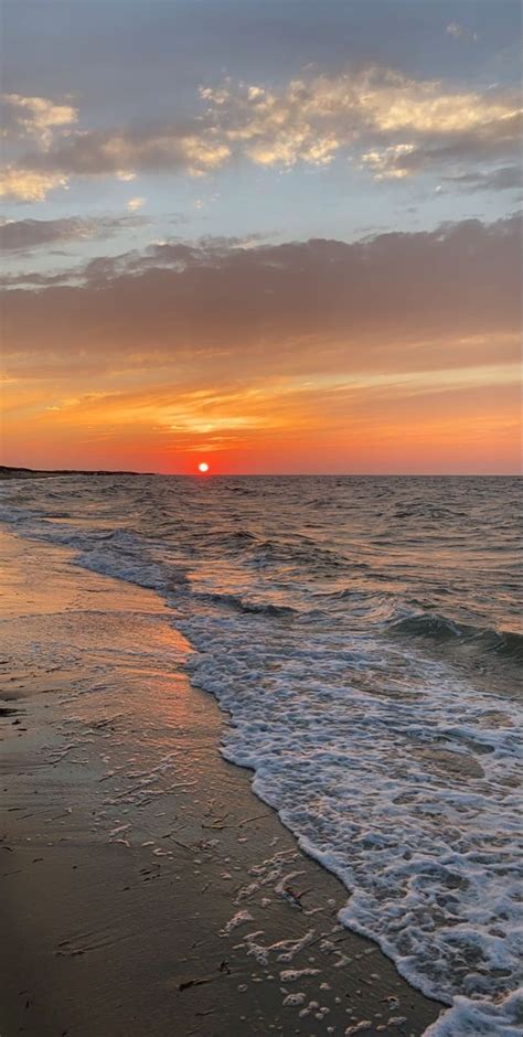 Summer Sunset at Nantucket Beach