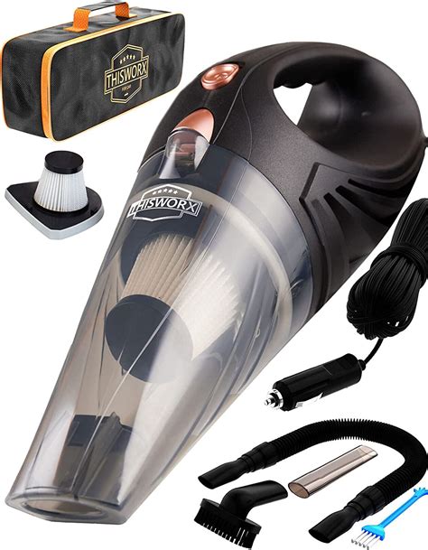 THISWORX Car Vacuum Cleaner - Mechanical Booster