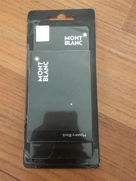 Montblanc Mystery Black Fountain Pen Ink Cartridges 8 per package (Pack ...