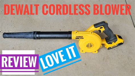 Dewalt leaf blower - propjord