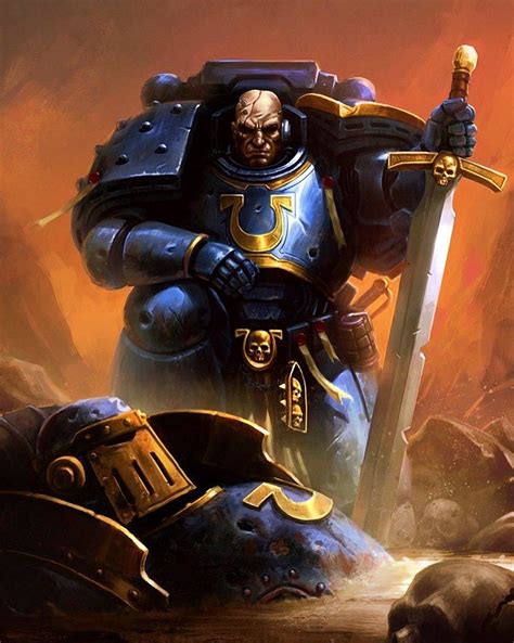 Ultramarine by Salvador Trakal. #art_wh40k #wip #scifi #warhammer #picture #warhammer40k # ...