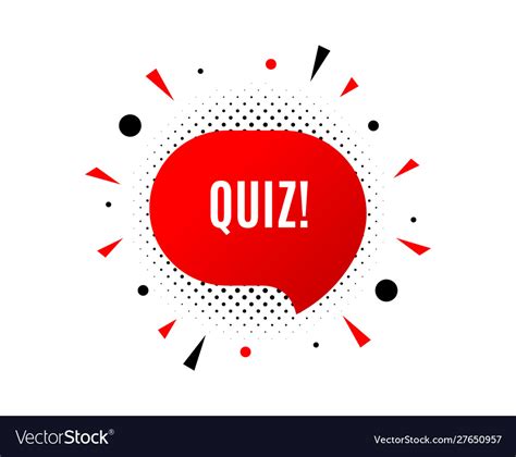 Quiz symbol answer question sign Royalty Free Vector Image