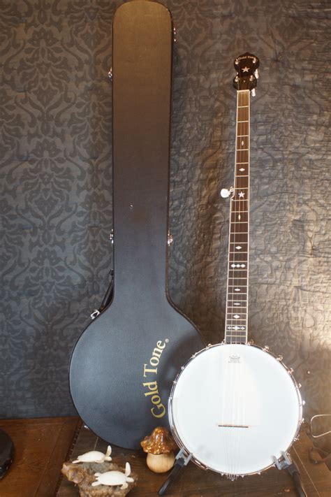 NEW FLOOR MODEL Gold Tone OT-800LN Old Time Long Neck Banjo with Case ...