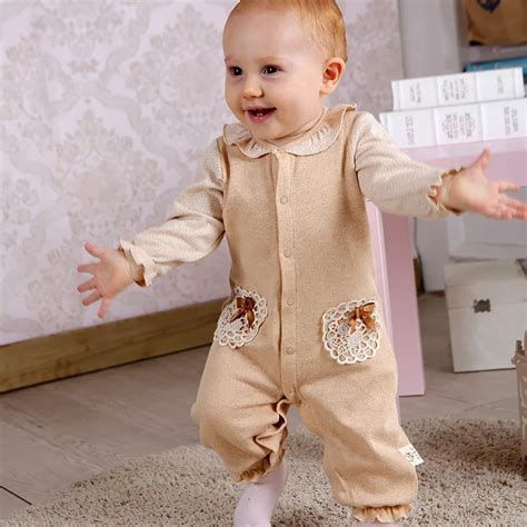 Aliexpress.com : Buy Newborn Spring Autumn Fabric Baby Clothes Natural colored cotton organic ...