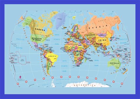 The World Map | Large Printable And HD | WhatsAnswer