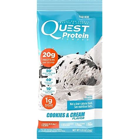 Quest Nutrition - Protein Powder Cookies #SportsNutrition | Cookies and cream, Protein powder ...