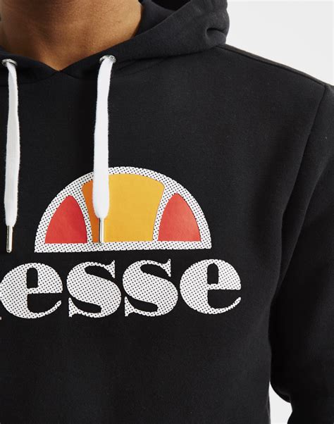 Ellesse Hoodie With Classic Logo Black in Black for Men - Lyst