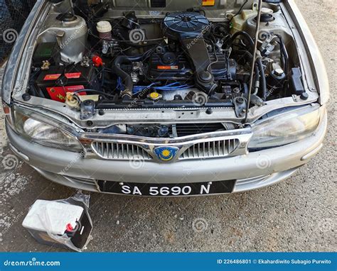 Proton Wira Engine Bay. Selective Focus Editorial Photo - Image of break, locomotive: 226486801