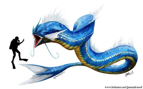 Realistic Gyarados on Behance