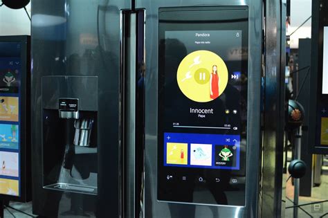 You can order groceries from the door of Samsung's new fridge