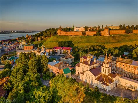 Nizhny Novgorod kremlin from the air - Drone Photography