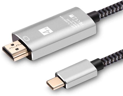 Amazon.co.jp: USB Type C to HDMI Cable USB 3.1 Type C Thunderbolt 3 to ...