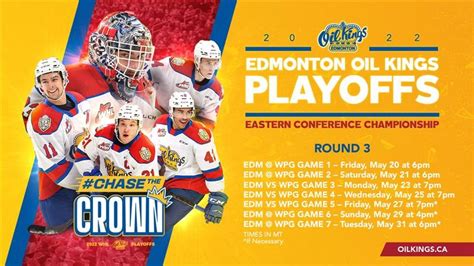 Oil Kings announce Eastern Conference Championship schedule – Edmonton ...