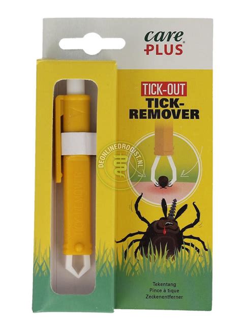 Pince à tiques - Tire-tiques - Pincette pour enlever une tique - Care Plus Tick-Remover