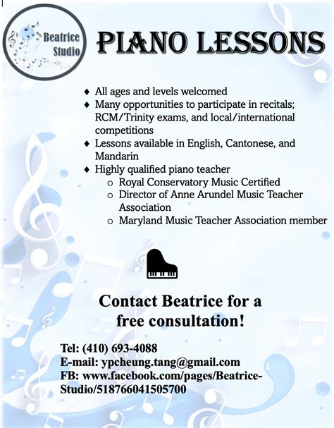 Piano lessons/Children & Adult - Glen Burnie, MD