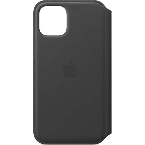 Apple Leather Folio Case for iPhone 11 Pro (Black) MX062ZM/A B&H