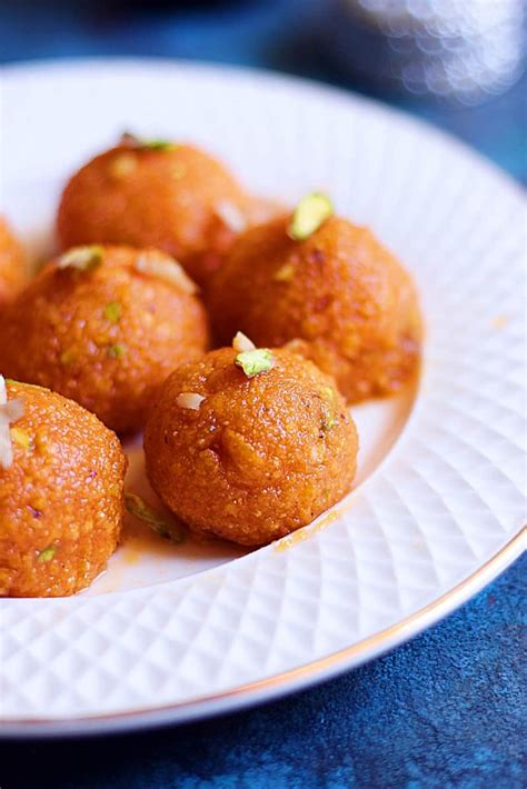 motichoor ladoo recipe, motichur laddu recipe