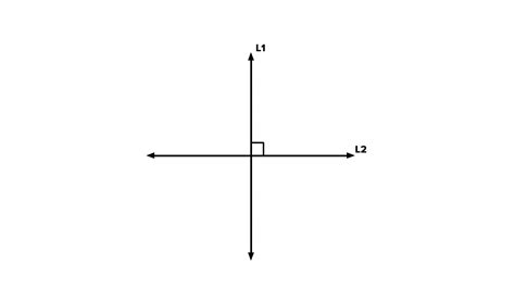 Define perpendicular lines.