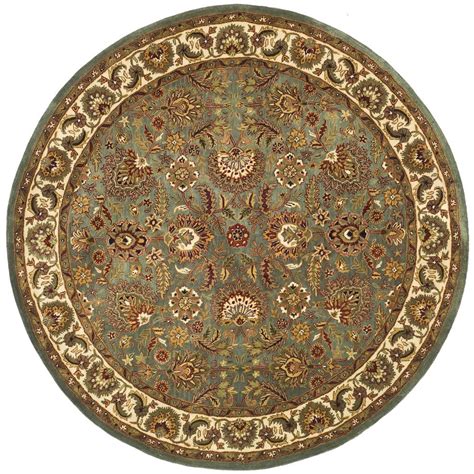 Safavieh Classic Celadon/Ivory 4 ft. x 4 ft. Round Area Rug-CL359B-4R - The Home Depot