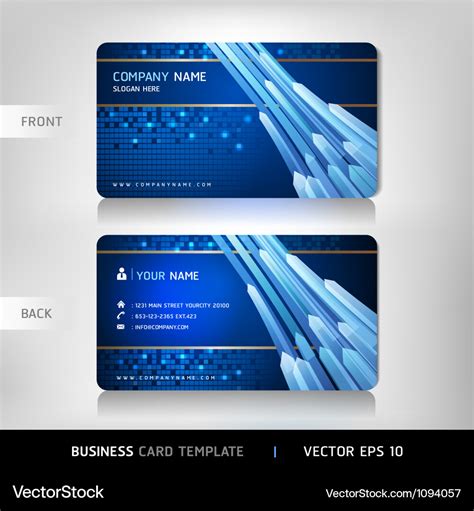 Business card abstract background Royalty Free Vector Image