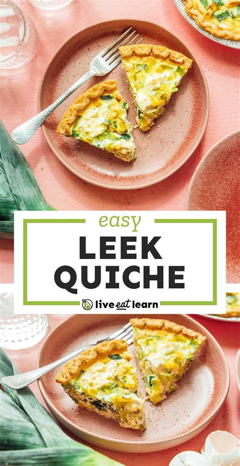 Easy Leek Quiche | Quiche recipes, Vegetarian breakfast recipes ...