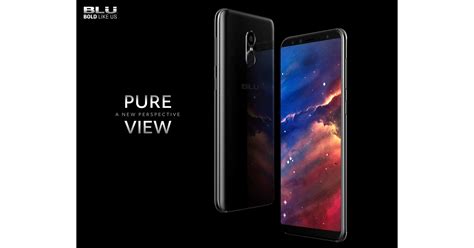 BLU Products Announces Its Latest Selfie-Focused Phone with the BLU Pure View, with Dual Front ...