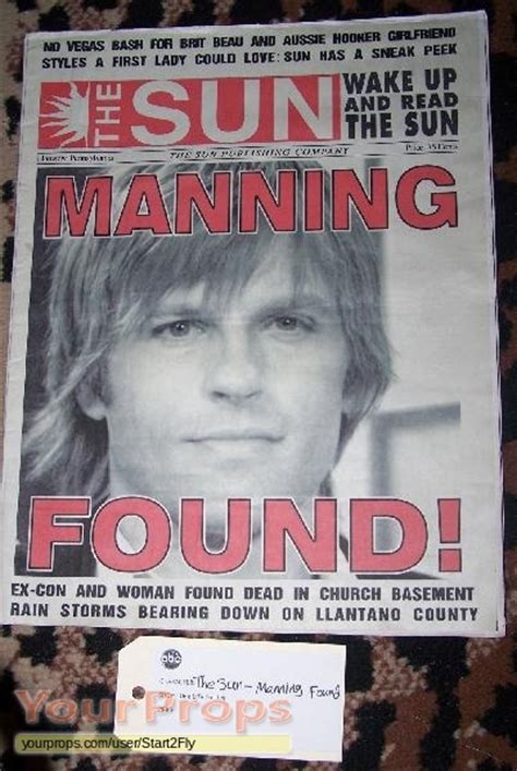 One Life To Live Todd Manning Used Newspaper original TV series prop