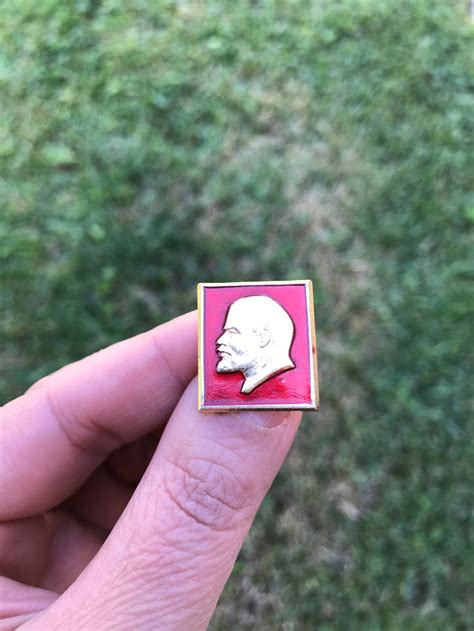 Vintage Soviet Socialist Lenin Pin Soviet Communist Propaganda | Etsy
