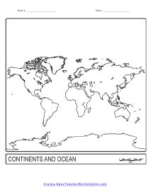 Geography Worksheets | Geography worksheets, Geography, Continents and oceans