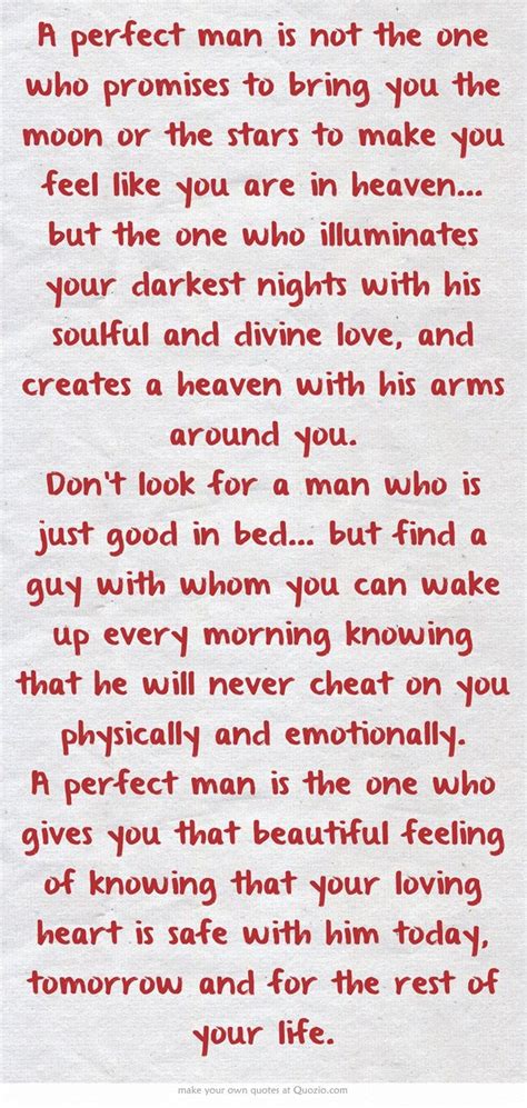 Perfect Man Quotes - ShortQuotes.cc