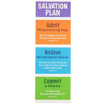 Renewing Minds, Salvation Plan Bookmarks, Pack of 36 | Mardel