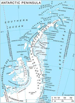 Palmer Land - Wikipedia, the free encyclopedia | Antarctica, Antarctic circle, Map