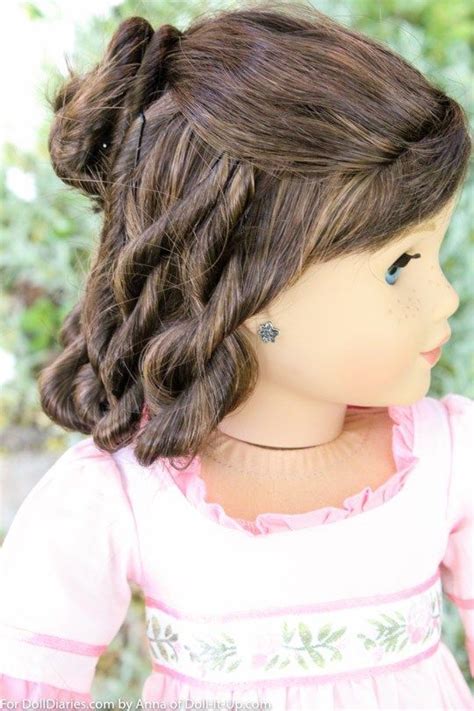 Elegant Victorian Hairstyle | American girl doll hairstyles, Doll hair, Dolls with long hair