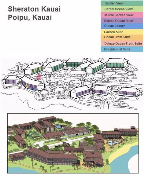 Map Layout Sheraton Kauai Resort