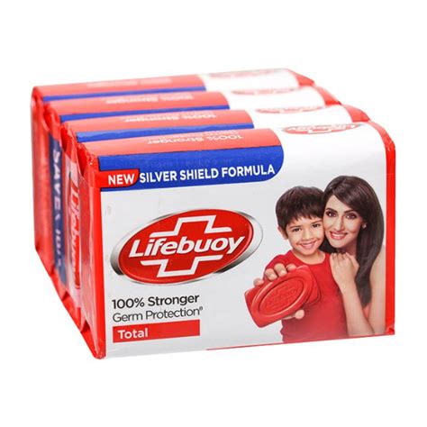 Lifebuoy soap 125 gr - 4 pack 3 plus 1 free