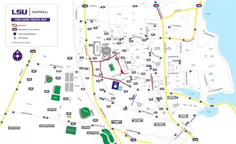 Lsu Tiger Stadium Parking Map