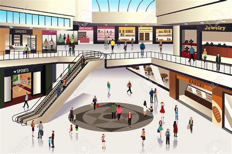 Shopping mall clipart - Clipground