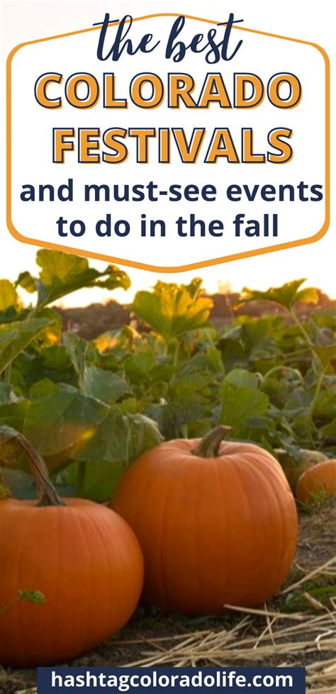 21 fall festivals autumn events to visit in colorado in october – Artofit