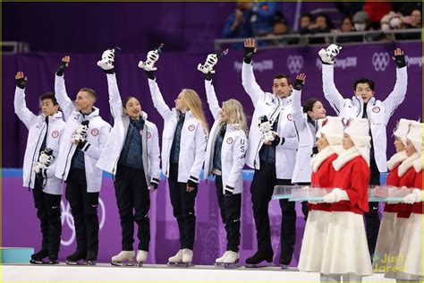 Full Sized Photo of figure skating team event usa bronze selfie pic 03 ...