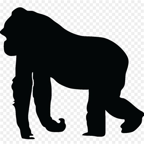 Free Gorilla Silhouette Vector Free, Download Free Gorilla Silhouette Vector Free png images ...