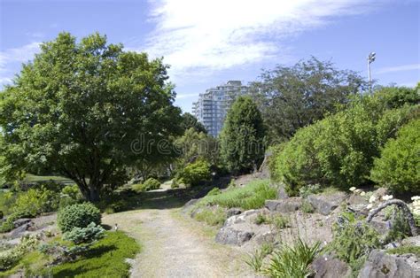 Vancouver Botanical Garden at the University of British Columbia Stock Image - Image of clouds ...