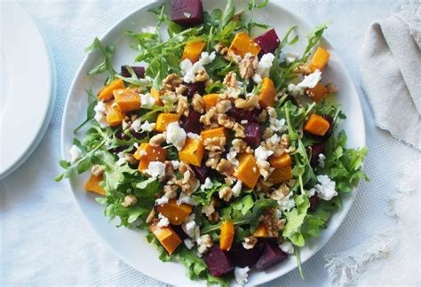 Roast Pumpkin and Beetroot Salad | Recipe | Pumpkin and beetroot salad, Beetroot salad, Roast ...