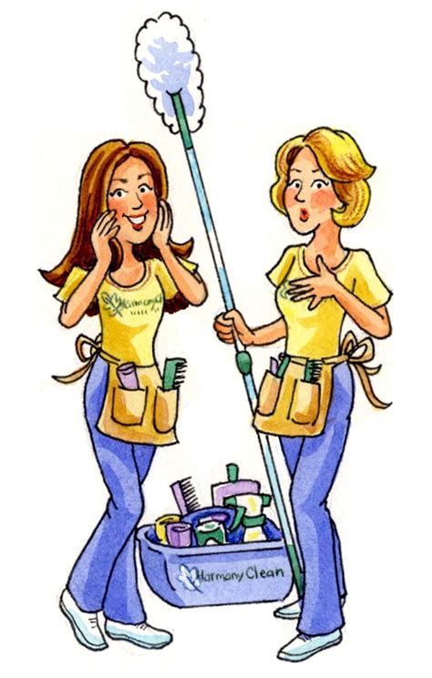 Cleaning Lady Cartoon