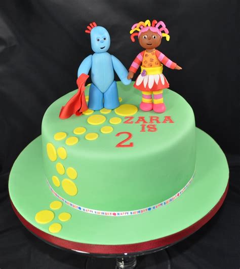 Iggle Piggle And Upsy Daisy Cake - CakeCentral.com