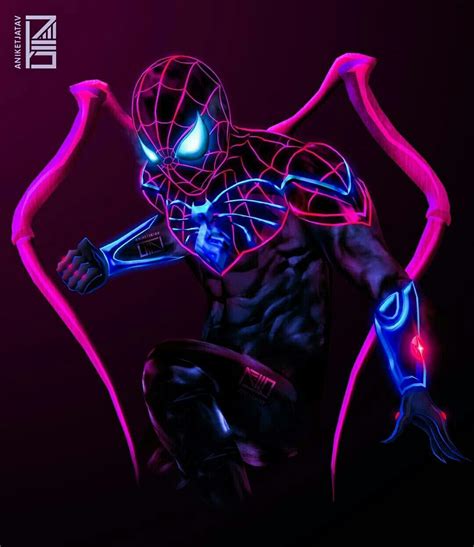 25+ Paling Keren Wallpaper Spiderman Neon