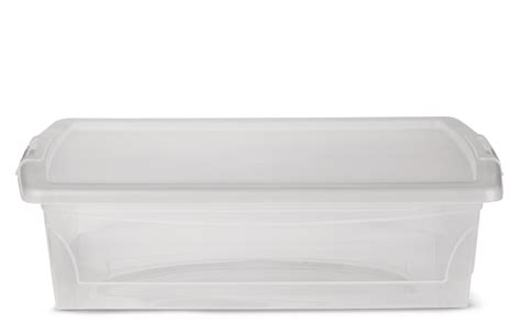 type A Clarity Transparent Storage Box with Lid, 25-L | Canadian Tire